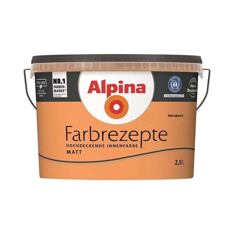 Alpina Farbrezepte Marrakesch Matt 2,5 Liter 1 Alpina Farbrezepte Marrakesch Matt 2,5 Liter
