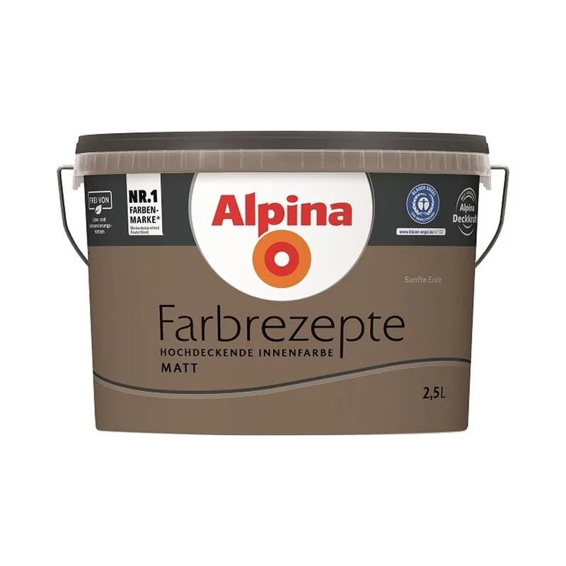 Alpina Farbrezepte Sanfte Erde Matt 2,5 Liter 1 Alpina Farbrezepte Sanfte Erde Matt 2,5 Liter