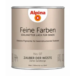 Alpina Feine Farben Lack No. 07 Zauber Der Wüste Edelmatt 750ml