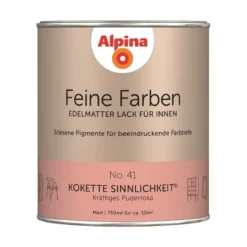 Alpina Feine Farben Lack No. 41 Kokette Sinnlichkeit Edelmatt 750ml