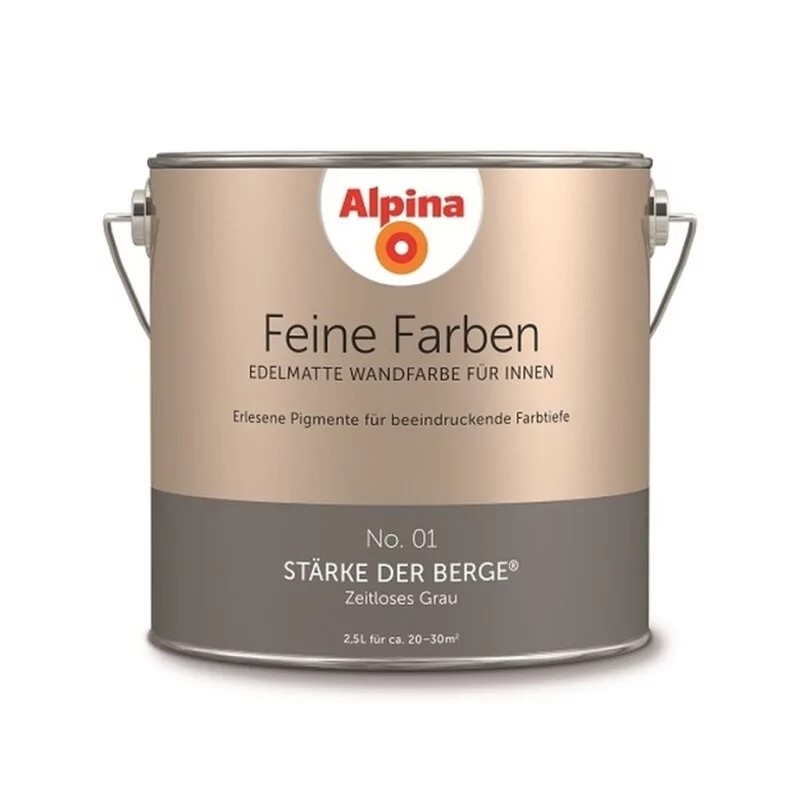 Alpina Feine Farben No. 01 Stärke Der Berge® Edelmatt 2,5 Liter 1 Alpina Feine Farben No. 01 Stärke Der Berge® Edelmatt 2,5 Liter
