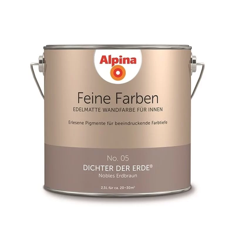 Alpina Feine Farben No. 05 Dichter Der Erde® Edelmatt 2,5 Liter 1 Alpina Feine Farben No. 05 Dichter Der Erde® Edelmatt 2,5 Liter