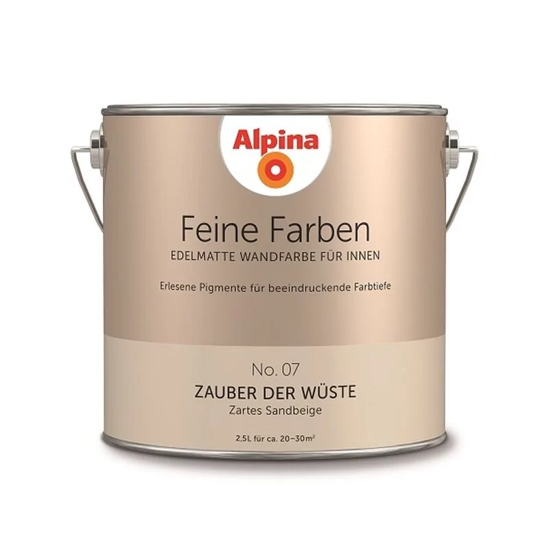 Alpina Feine Farben No. 07 Zauber Der Wüste Edelmatt 2,5 Liter 1 Alpina Feine Farben No. 07 Zauber Der Wüste Edelmatt 2,5 Liter