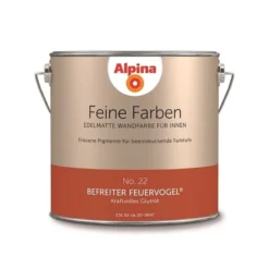 Alpina Feine Farben No. 22 Befreiter Feuervogel® Edelmatt 2,5 Liter