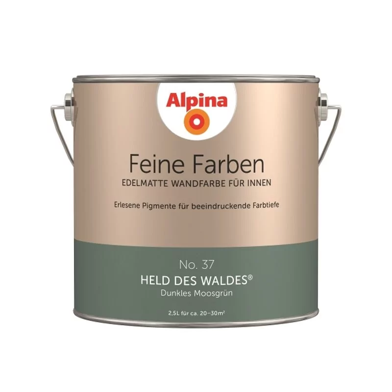 Alpina Feine Farben No. 37 Held Des Waldes® Edelmatt 2,5 Liter 1 Alpina Feine Farben No. 37 Held Des Waldes® Edelmatt 2,5 Liter
