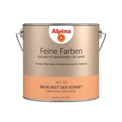 Alpina Feine Farben No. 43 Baukunst Der Sonne® Edelmatt 2,5 Liter