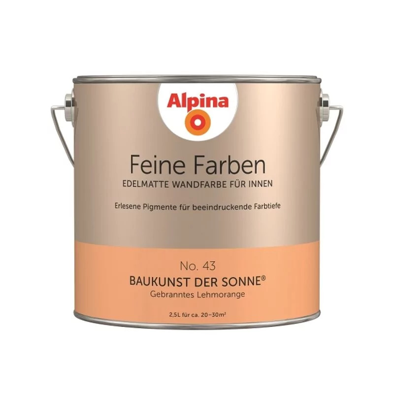 Alpina Feine Farben No. 43 Baukunst Der Sonne® Edelmatt 2,5 Liter 1 Alpina Feine Farben No. 43 Baukunst Der Sonne® Edelmatt 2,5 Liter