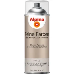 Alpina Feine Farben Sprühlack No. 03 Poesie Der Stille® Edelmatt 400ml