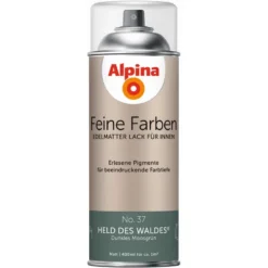 Alpina Feine Farben Sprühlack No. 37 Held Des Waldes® Edelmatt 400ml