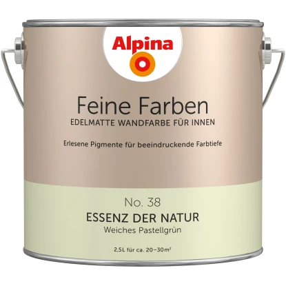 Alpina Feine Farben No. 38 Essenz Der Natur Edelmatt 2,5 Liter 1 Alpina Feine Farben No. 38 Essenz Der Natur Edelmatt 2,5 Liter
