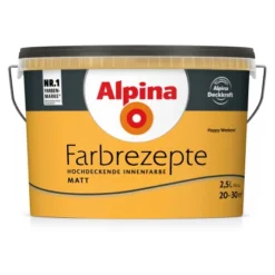 Alpina Farbrezepte Happy Weekend Matt 2,5 Liter