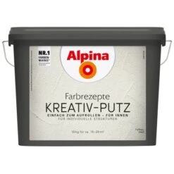 Alpina Farbrezepte Kreativ-Putz Weiß 10 Kg