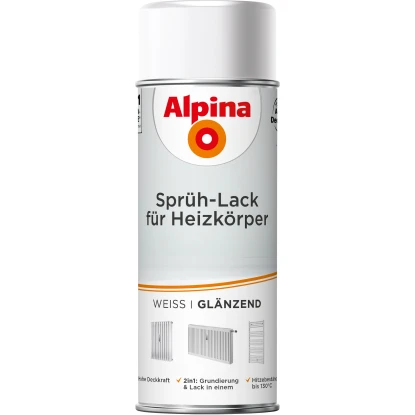 Alpina Sprüh-Lack Für Heizkörper 400 Ml Glänzend 1 Alpina Sprüh-Lack Für Heizkörper 400 Ml Glänzend