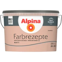 Alpina Farbrezepte Sandelholz Matt 2,5 L