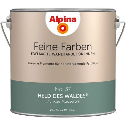 Alpina Feine Farben No. 37 Held Des Waldes® Edelmatt 2,5 Liter 1 Alpina Feine Farben No. 37 Held Des Waldes® Edelmatt 2,5 Liter